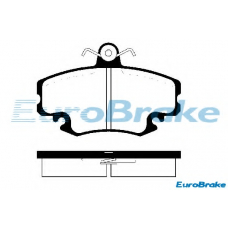 5501229957 EUROBRAKE Комплект тормозных колодок, дисковый тормоз