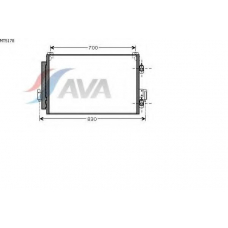 MT5178 AVA Конденсатор, кондиционер