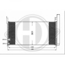 8663600 DIEDERICHS Конденсатор, кондиционер