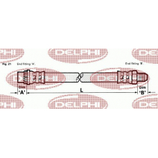 LH3259 DELPHI Тормозной шланг