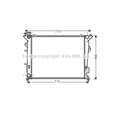 KA2107 AVA Радиатор, охлаждение двигателя