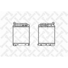 81-03351-SX STELLOX Радиатор, охлаждение двигателя