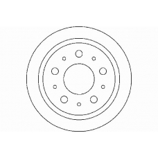 MDC2058 MINTEX Тормозной диск