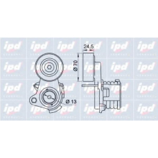 15-3405 IPD Натяжитель ремня, клиновой зубча