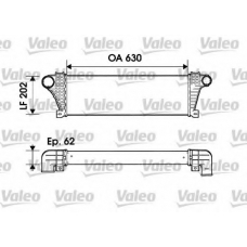 817892 VALEO Интеркулер
