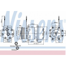 89183 NISSENS Компрессор, кондиционер