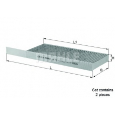 LAK 751/S MAHLE Фильтр, воздух во внутренном пространстве
