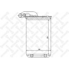 10-35014-SX STELLOX Теплообменник, отопление салона