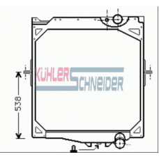 3901102 KUHLER SCHNEIDER Радиатор, охлаждение двигател