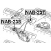 NAB-237 FEBEST Подвеска, рычаг независимой подвески колеса