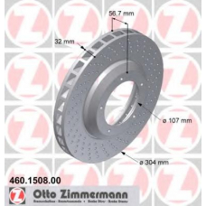 460.1508.00 ZIMMERMANN Тормозной диск