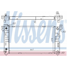 60984A NISSENS Радиатор, охлаждение двигателя