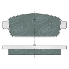 SP 360 SCT Комплект тормозных колодок, дисковый тормоз