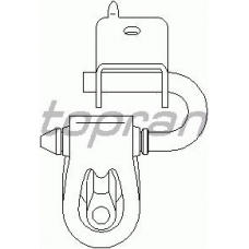 109 052 TOPRAN Кронштейн, глушитель