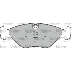 551710 VALEO Комплект тормозных колодок, дисковый тормоз