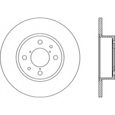 BDR1137.10 OPEN PARTS Тормозной диск