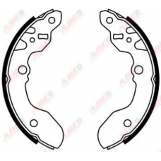 C08015ABE ABE Комплект тормозных колодок
