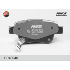 BP43040 FENOX Комплект тормозных колодок, дисковый тормоз