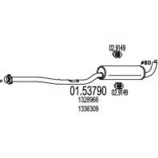 01.53790 MTS Средний глушитель выхлопных газов