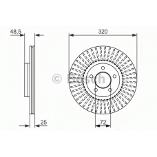 0 986 479 794 BOSCH Тормозной диск