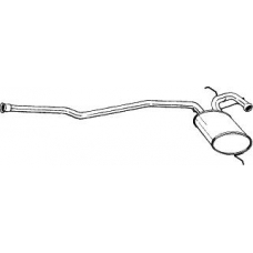 283-219 BOSAL Средний глушитель выхлопных газов