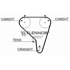 4156V FLENNOR Ремень ГРМ