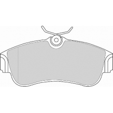 FD6382A NECTO Комплект тормозных колодок, дисковый тормоз