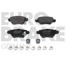 5502223619 EUROBRAKE Комплект тормозных колодок, дисковый тормоз