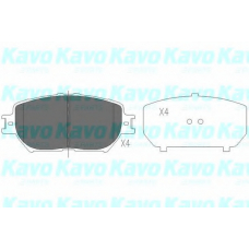 KBP-9070 KAVO PARTS Комплект тормозных колодок, дисковый тормоз