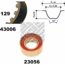 23006 MAPCO Комплект ремня грм
