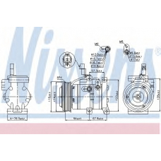 89533 NISSENS Компрессор, кондиционер