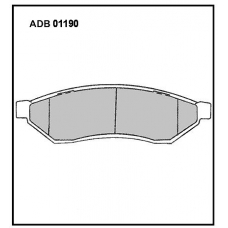 ADB01190 Allied Nippon Тормозные колодки