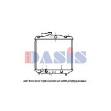 350160N AKS DASIS Радиатор, охлаждение двигателя