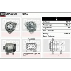 DRA0229 DELCO REMY Генератор