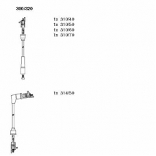 300/320 BREMI Комплект проводов зажигания