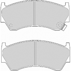 FD6779A NECTO Комплект тормозных колодок, дисковый тормоз