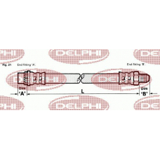 LH3682 DELPHI Тормозной шланг