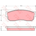 GDB988 TRW Комплект тормозных колодок, дисковый тормоз