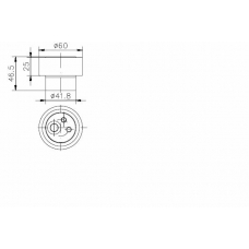 TKR 9832 TIMKEN Натяжной ролик, ремень грм