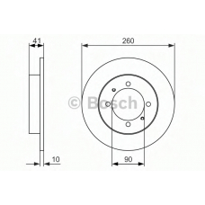 0 986 479 923 BOSCH Тормозной диск