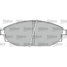 598504 VALEO Комплект тормозных колодок, дисковый тормоз