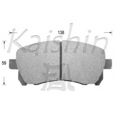 FK7036 KAISHIN Комплект тормозных колодок, дисковый тормоз