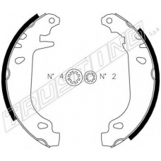 022.032 TRUSTING Комплект тормозных колодок