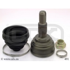 491 CDX Шарнирный комплект, приводной вал