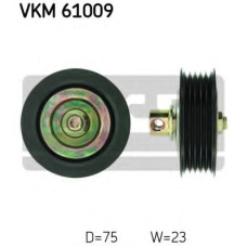 VKM 61009 SKF Паразитный / ведущий ролик, поликлиновой ремень