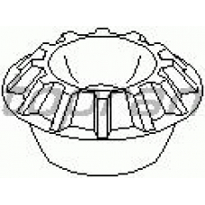 102 829 TOPRAN Опора стойки амортизатора