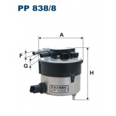 PP838/8 FILTRON Топливный фильтр