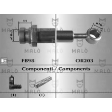 80778 Malo Тормозной шланг