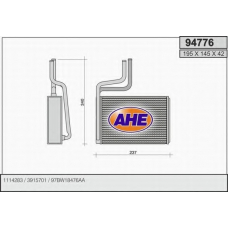 94776 AHE Теплообменник, отопление салона