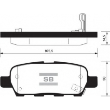 FBP1184 FI.BA Комплект тормозных колодок, дисковый тормоз